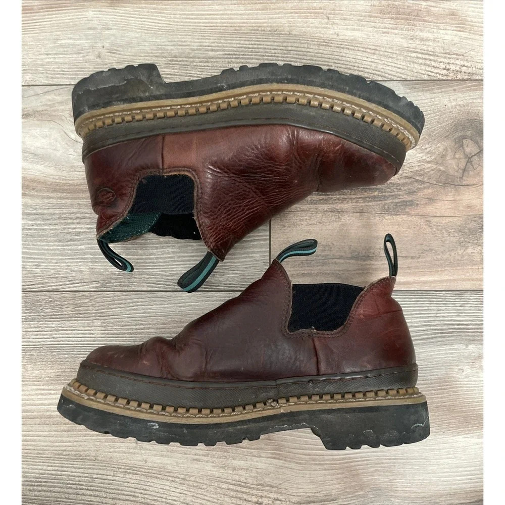 Georgia Boot Giant Romeo GR262 Mens Work Boots Brown Leather 7.5W